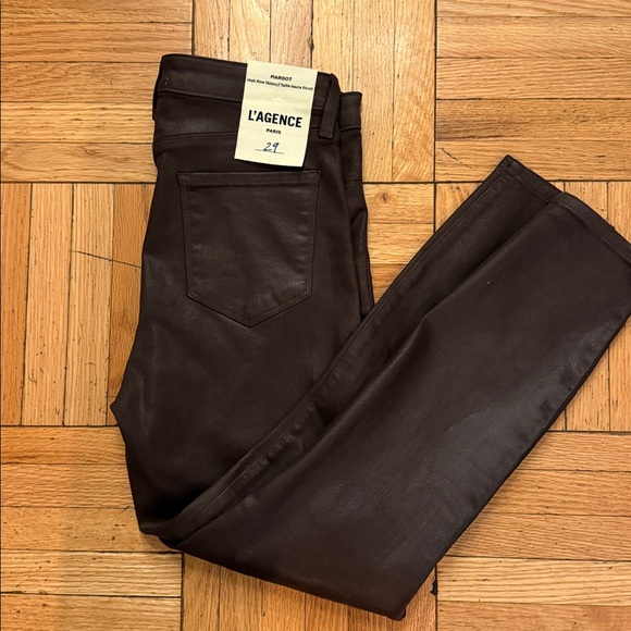L'AGENCE Brown Ankle Jeans - Picture 5 of 9